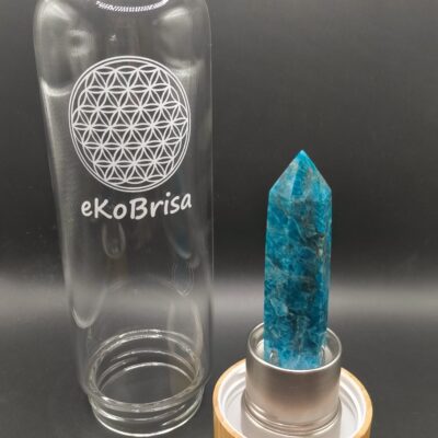 Botella de Bambú -Apatite Azul